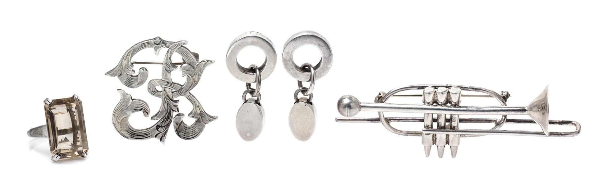 A Collection of Silver Jewelry, 34.90 dwts.