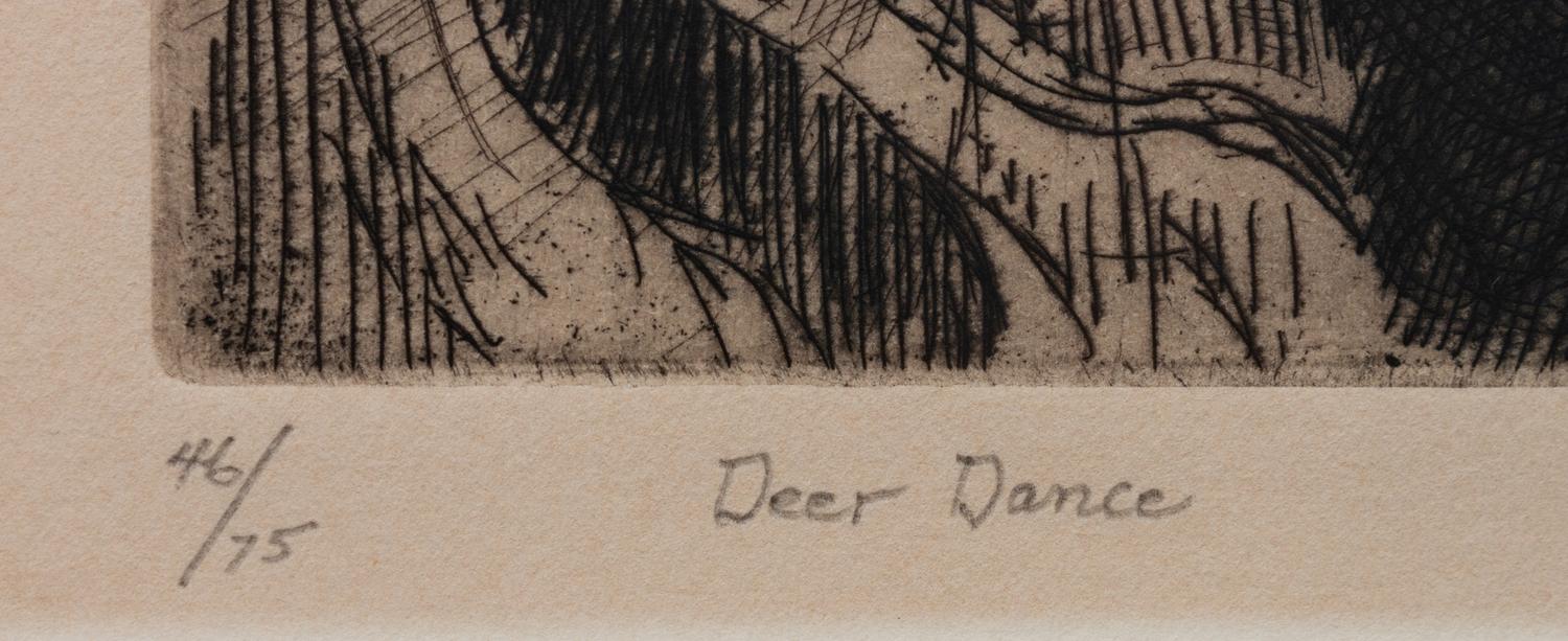 Two Works: Deer Dance, edition 46/75 and Keresan Dancers , edition 11/50