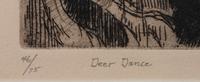 Two Works: Deer Dance, edition 46/75 and Keresan Dancers , edition 11/50