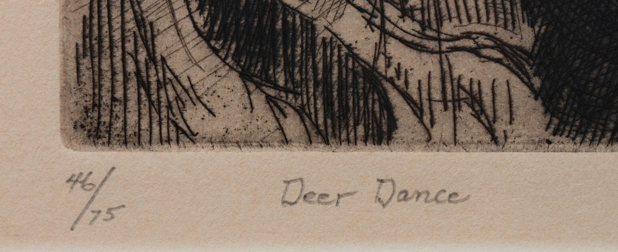 Two Works: Deer Dance, edition 46/75 and Keresan Dancers , edition 11/50