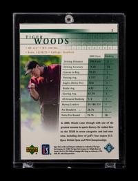 A Group of Six 2001 Tiger Woods Golf Cards
