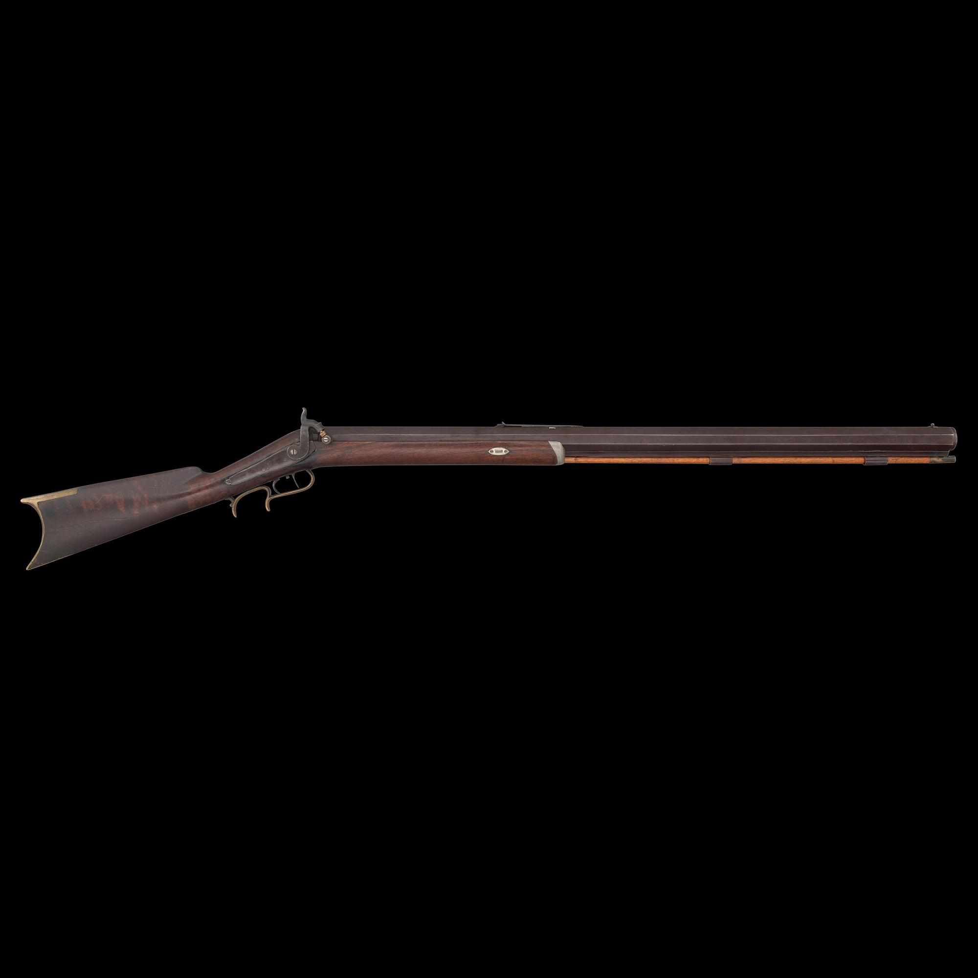 St. Louis Half-Stock Heavy Barreled Plains Rifle by Frederick Hellinghaus