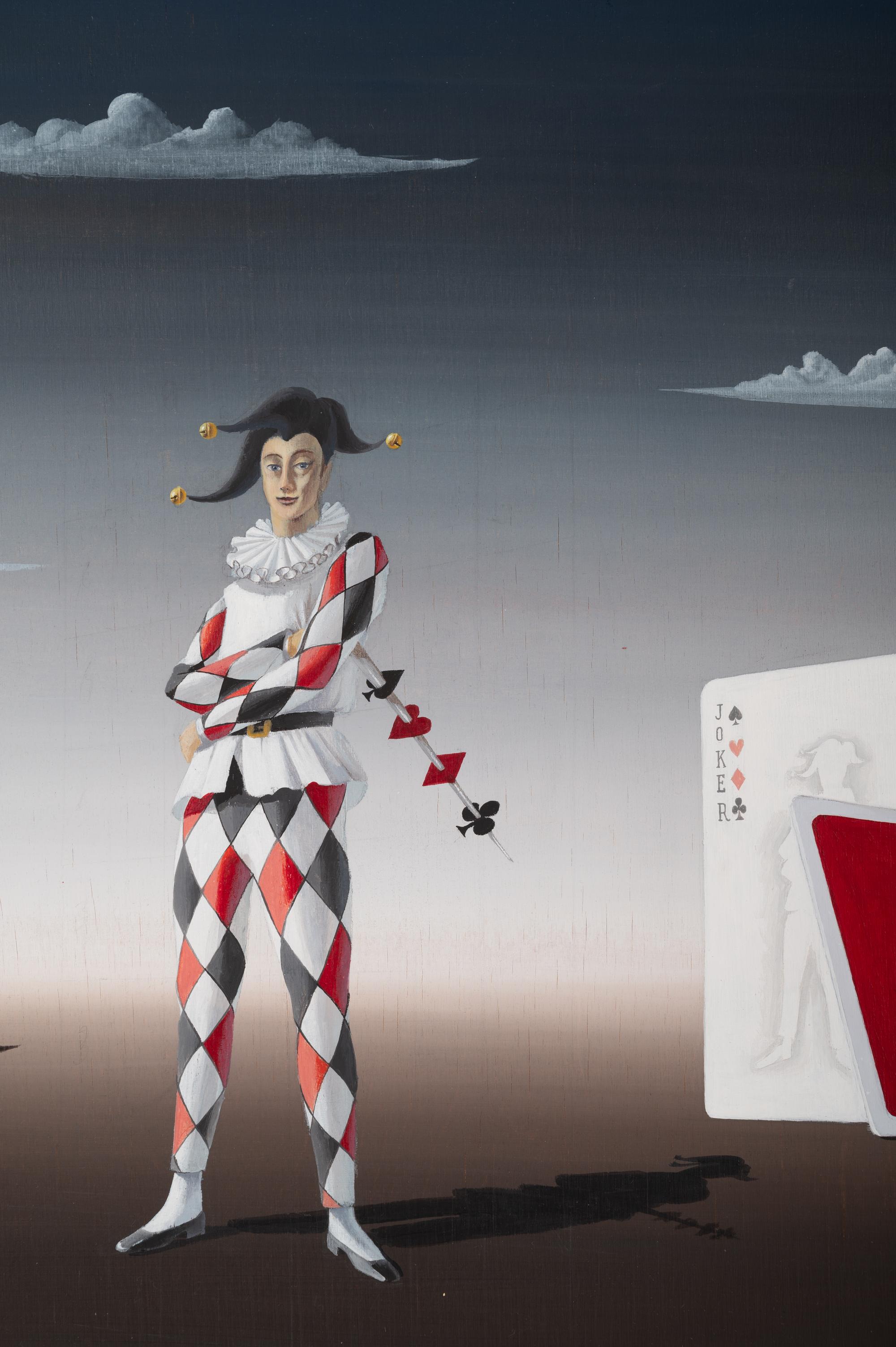 Untitled (Harlequin with Playing Cards)