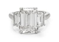 A Platinum and Diamond Ring, Tiffany & Co., 6.30 dwts.
