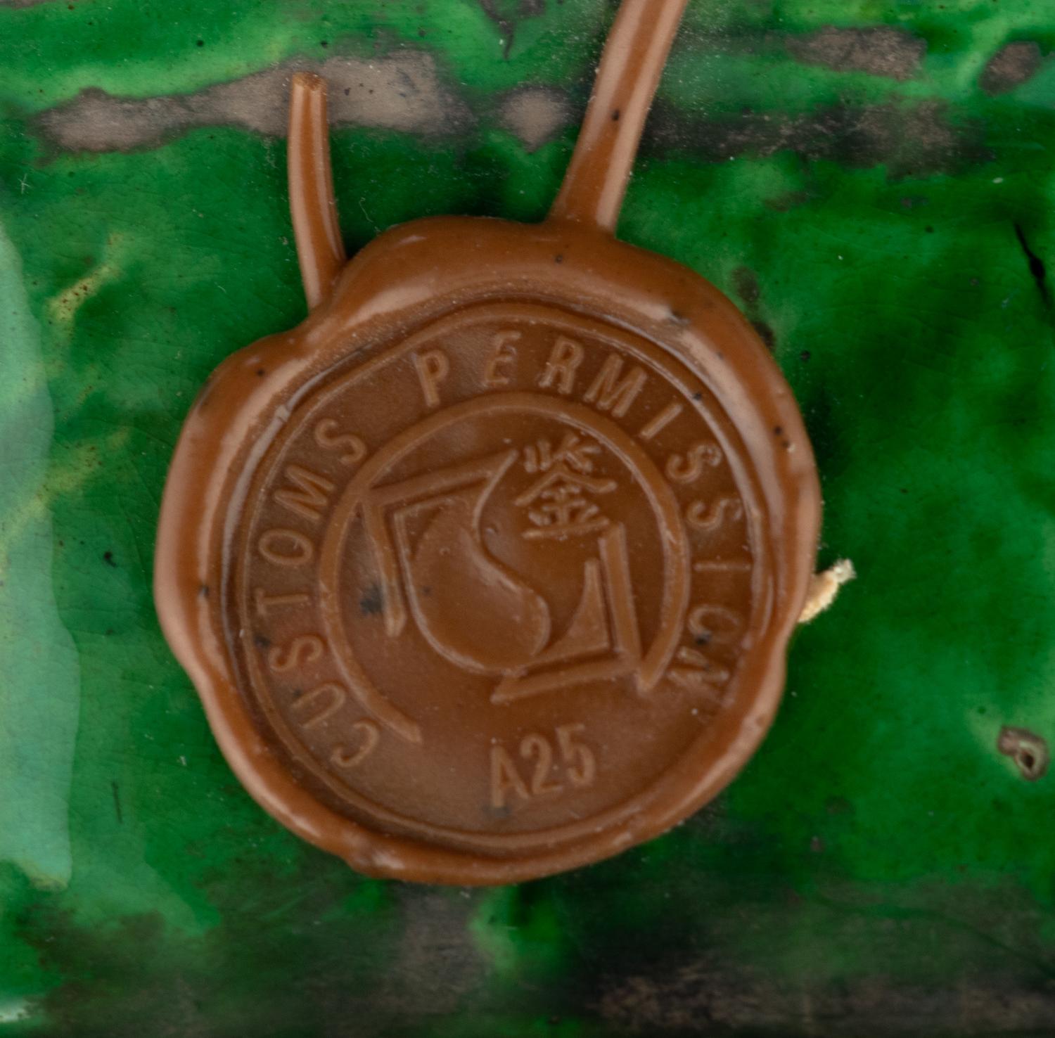 A Pair of Chinese Sancai Glazed Lions