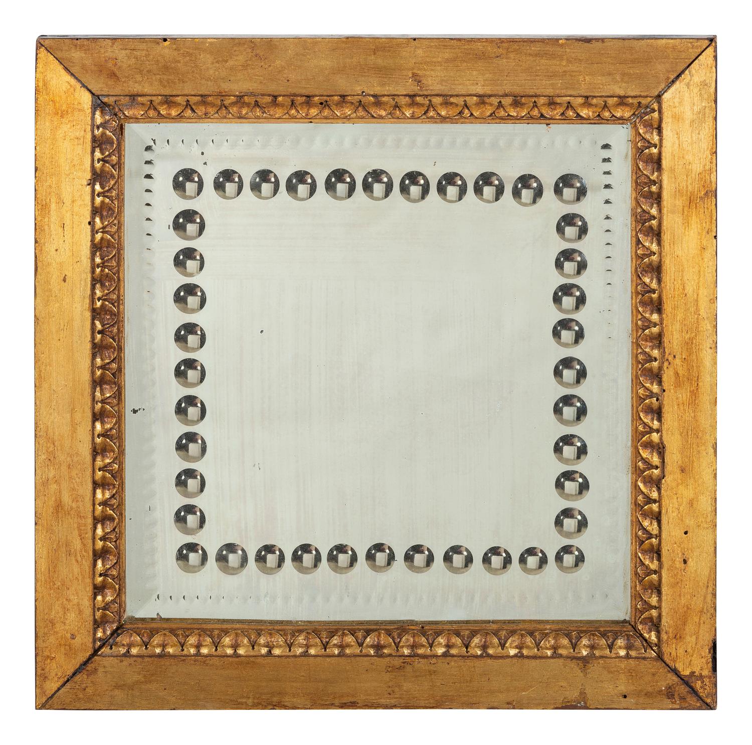 An English or Continental Giltwood 'Sorceror's' Mirror