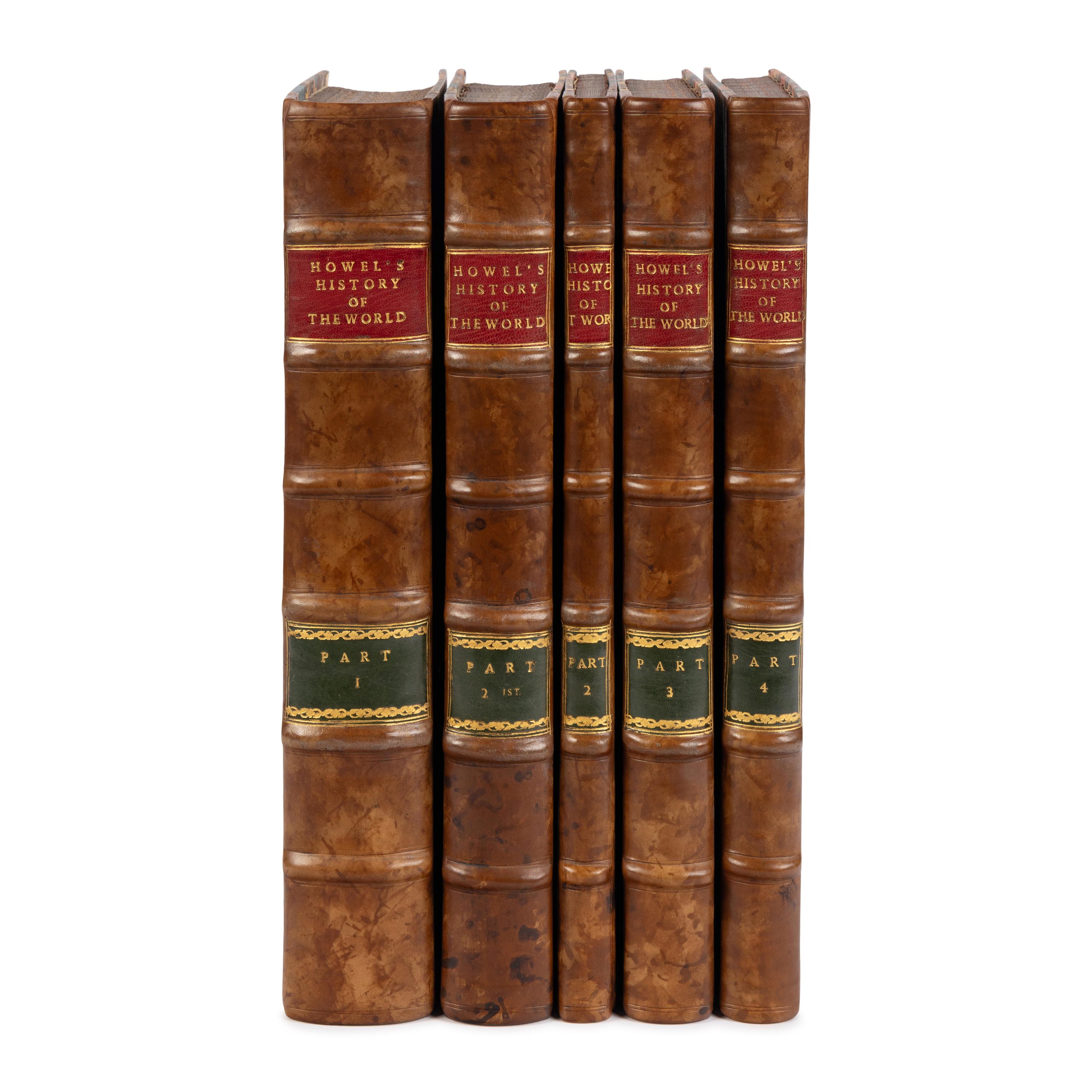 [British Isles] Howell, William. An Institution of General History, or The History of the World. Being a Complete Body thereof, from the beginning of the World till the Monarchy of Constantine the Great