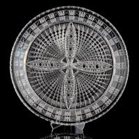 A Cut Glass Charger, Attributed to Tuthill