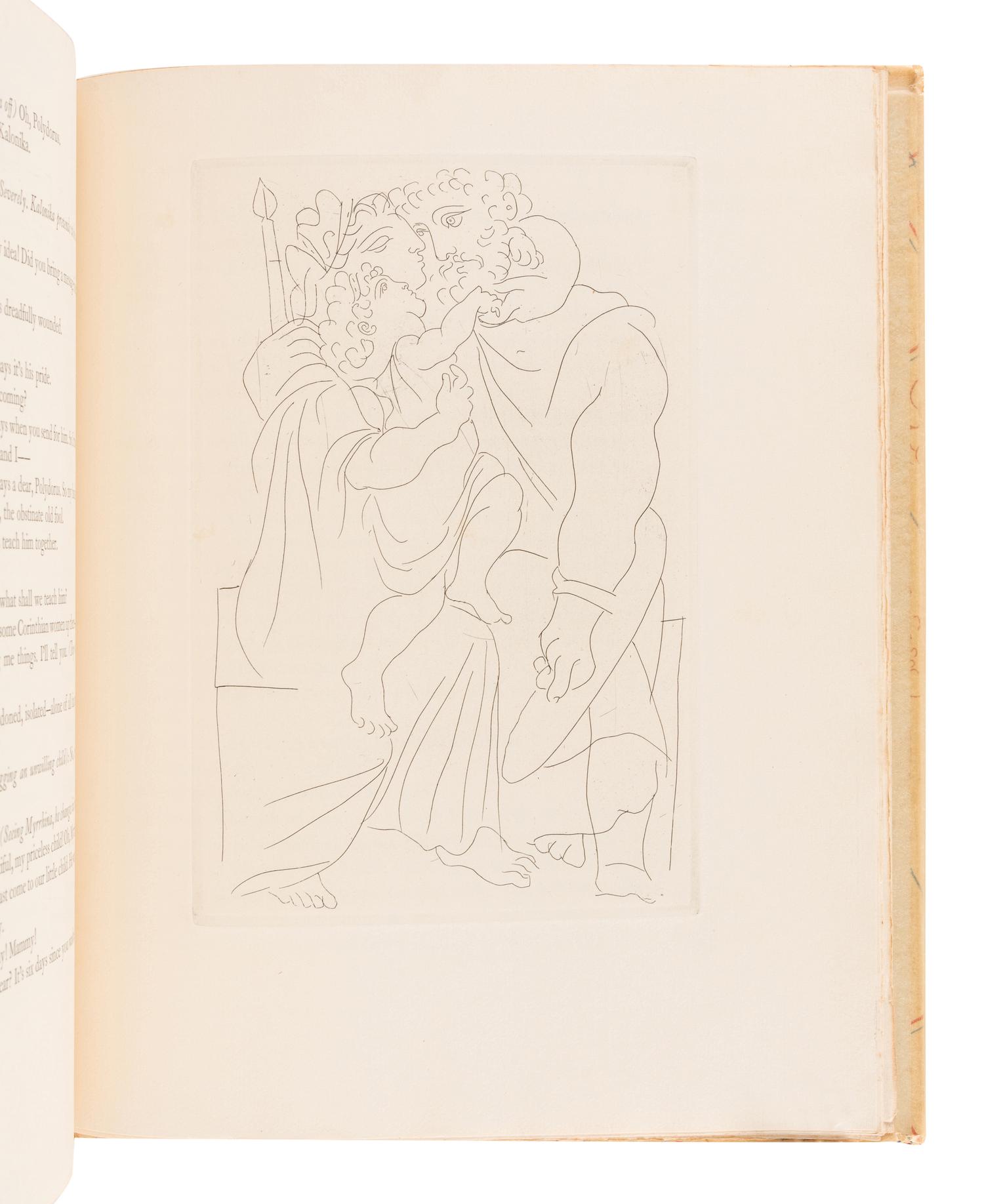 [LIMITED EDITIONS CLUB] -- ARISTOPHANES (448?-380? B.C.) Pablo PICASSO (1881-1973), illustrator. Lysistrata . Gilbert SELDES (1893-1970), introductions. New York: Limited Editions Club, 1934.