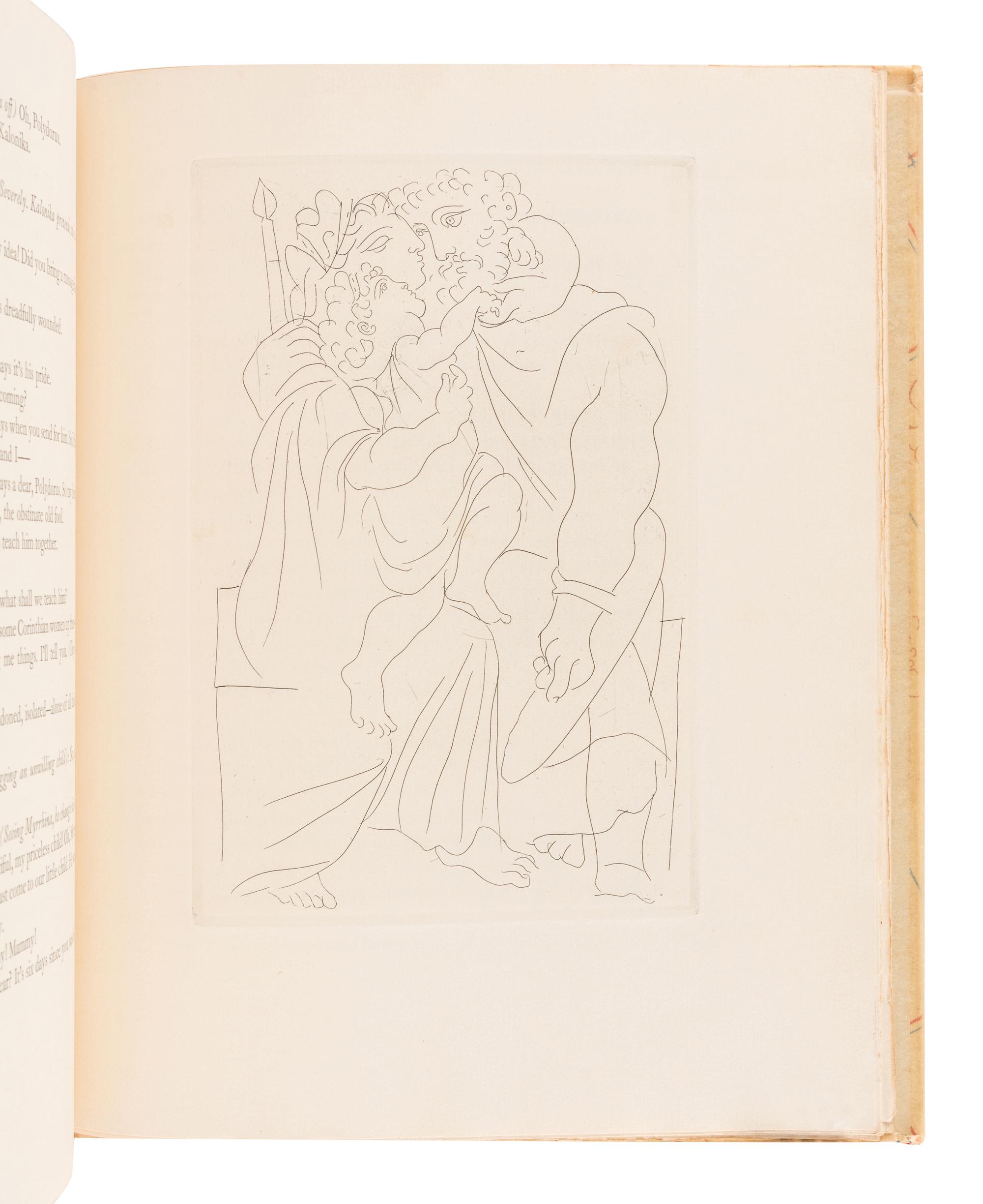 [LIMITED EDITIONS CLUB] -- ARISTOPHANES (448?-380? B.C.) Pablo PICASSO (1881-1973), illustrator. Lysistrata . Gilbert SELDES (1893-1970), introductions. New York: Limited Editions Club, 1934.