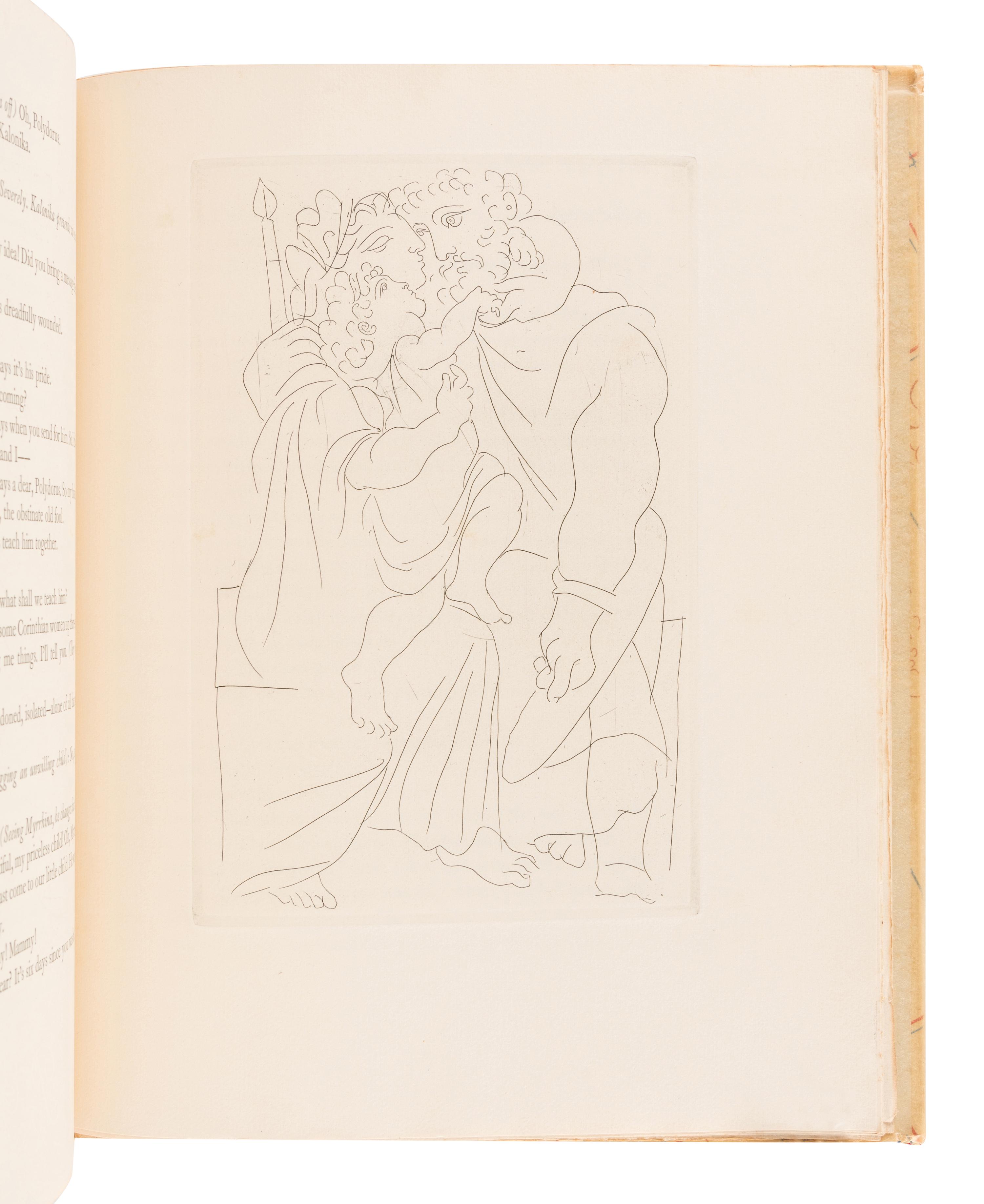 [LIMITED EDITIONS CLUB] -- ARISTOPHANES (448?-380? B.C.) Pablo PICASSO (1881-1973), illustrator. Lysistrata . Gilbert SELDES (1893-1970), introductions. New York: Limited Editions Club, 1934.