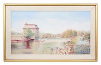 Grace Lay (20th century) The Old Mill on Bosque River with…