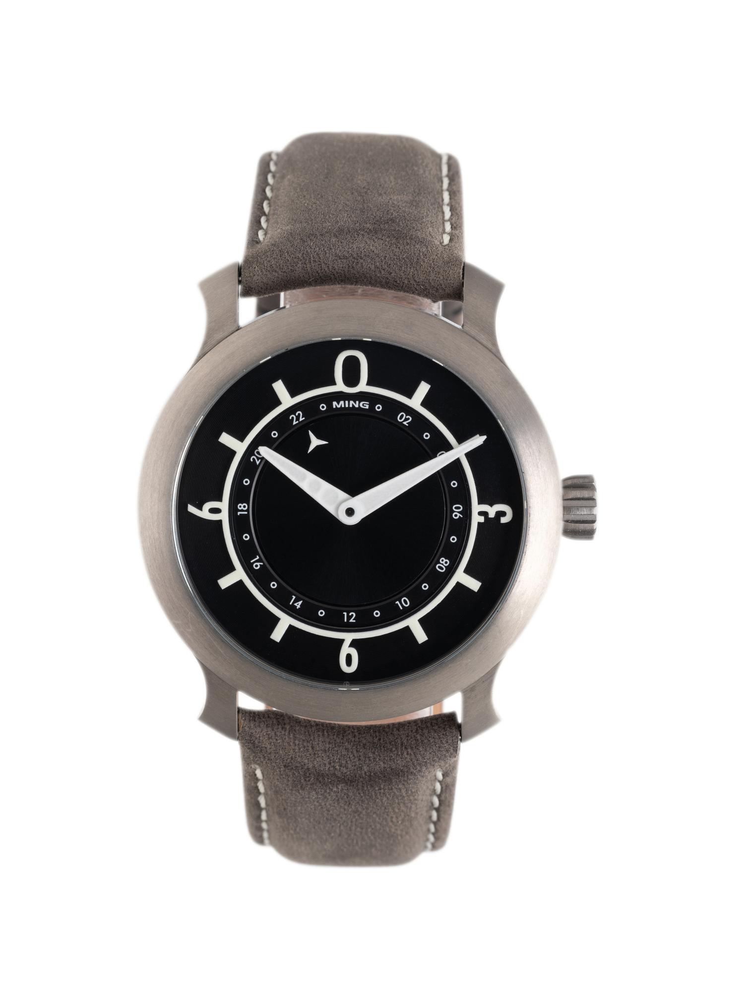 MING, TITANIUM '17.03 GMT' WATCH