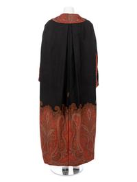 Collection of Three Vintage Pieces; Two Shawls and One Paisley Shawl Robe, 1870-1930