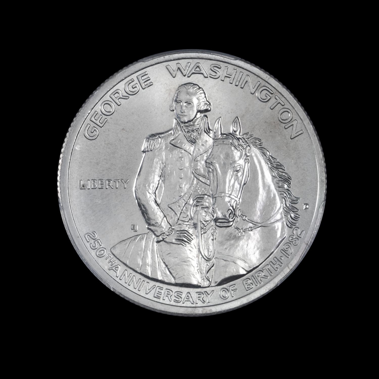 A United States 1982-D George Washington Commemorative 50c Coin — PCGS GRADED MS69