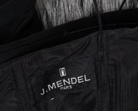 J. Mendel Cocktail Dress with Fox Fur Trim, 2000-10s