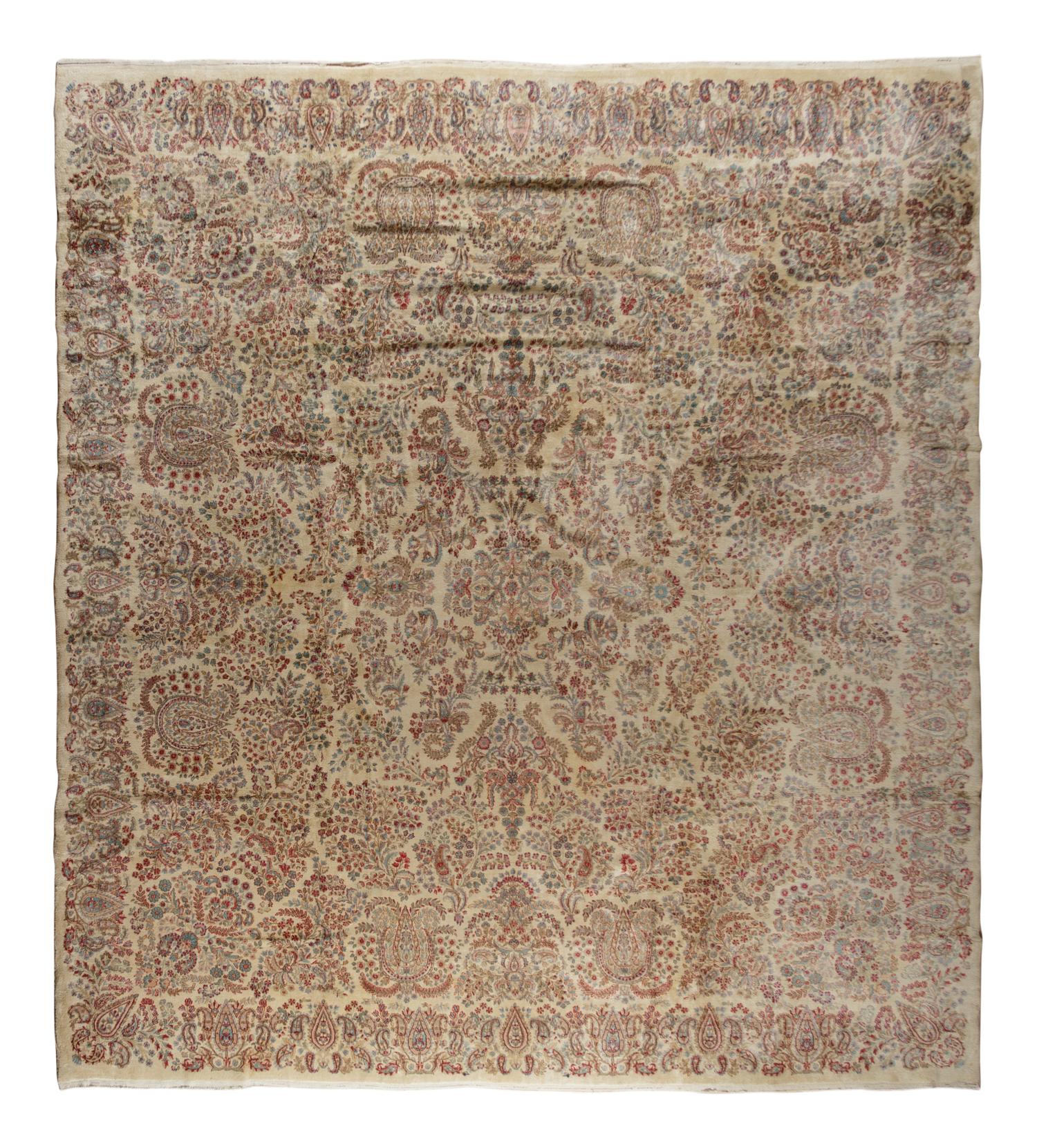 A Kirman Wool Rug