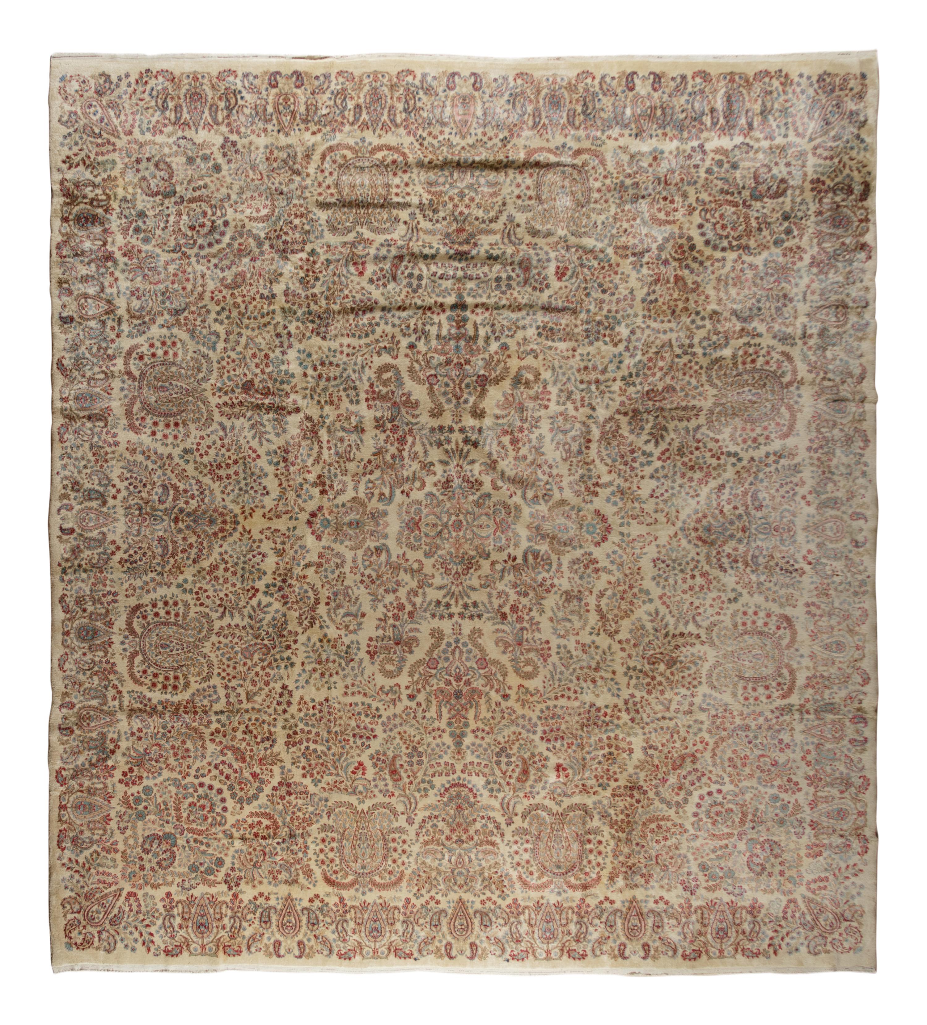 A Kirman Wool Rug