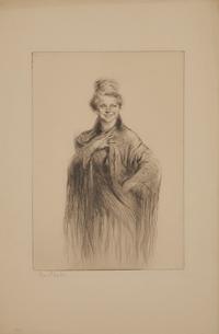 Edgar Chahine (French, 1874-1947) — Portrait of a Woman ; Together with Family Portrait (Two Works)