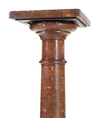 A Continental Scagliola Pedestal
