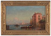 CHARLES CLÉMENT CALDERON (FRENCH 1870–1906) LE BASSIN DE SAINT-MARC AU COUCHANT; ALONG WITH THREE OTHER VENETIAN SCENES