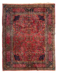 A Kashan Manchester Wool Rug