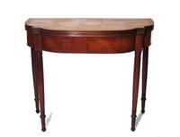 Federal cherrywood card table philadelphia, pa, early 19th century