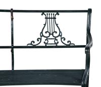 An English Cast Iron Six-Piece Garden Suite — EARLY 20TH CENTURY