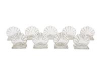 27 Baccarat Crystal Shell Motif Place Card Holders