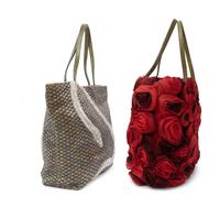 Two Valentino Bags: One Rosette and One Beaded Serpent, 1990-2000s