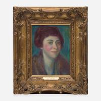 William Glackens (American, 1870–1938) Head of a Woman with Fur Collar