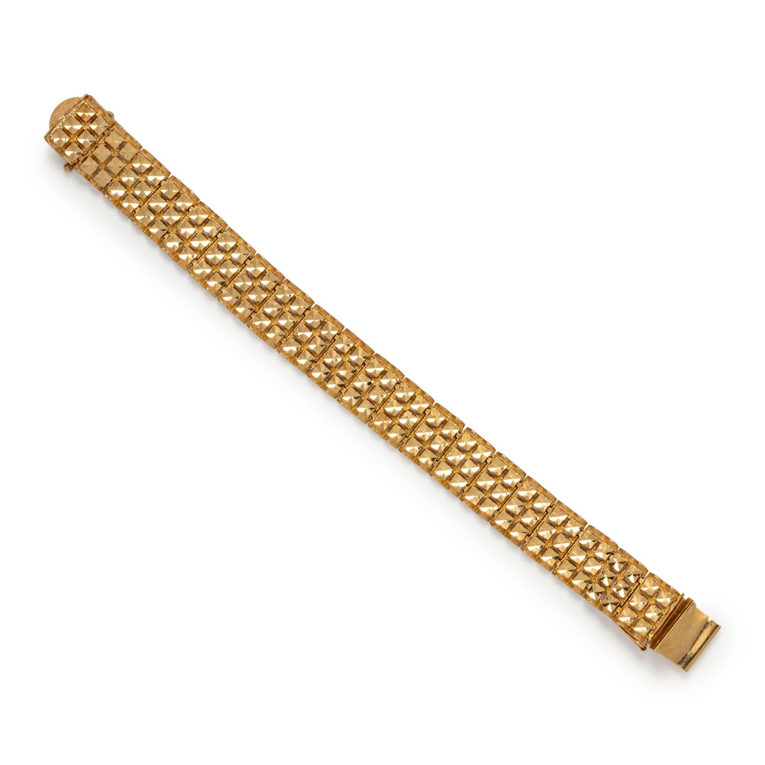 YELLOW GOLD BRACELET