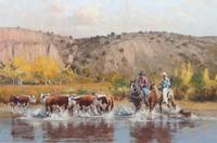 Artist Unknown, (American, 20th Century), A Walk in the Stream