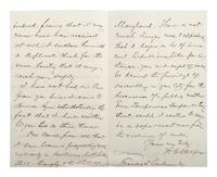 [SLAVERY & ABOLITION] -- [COCKRAN, Francis S. (1814-1886)]. Archive of letters to Maryland abolitionist and Underground Railroad supporter, comprising: