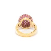 PINK SAPPHIRE AND DIAMOND RING