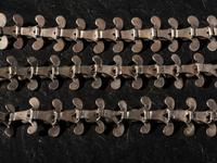 Taxco Silver and Amethyst Link Bracelets
