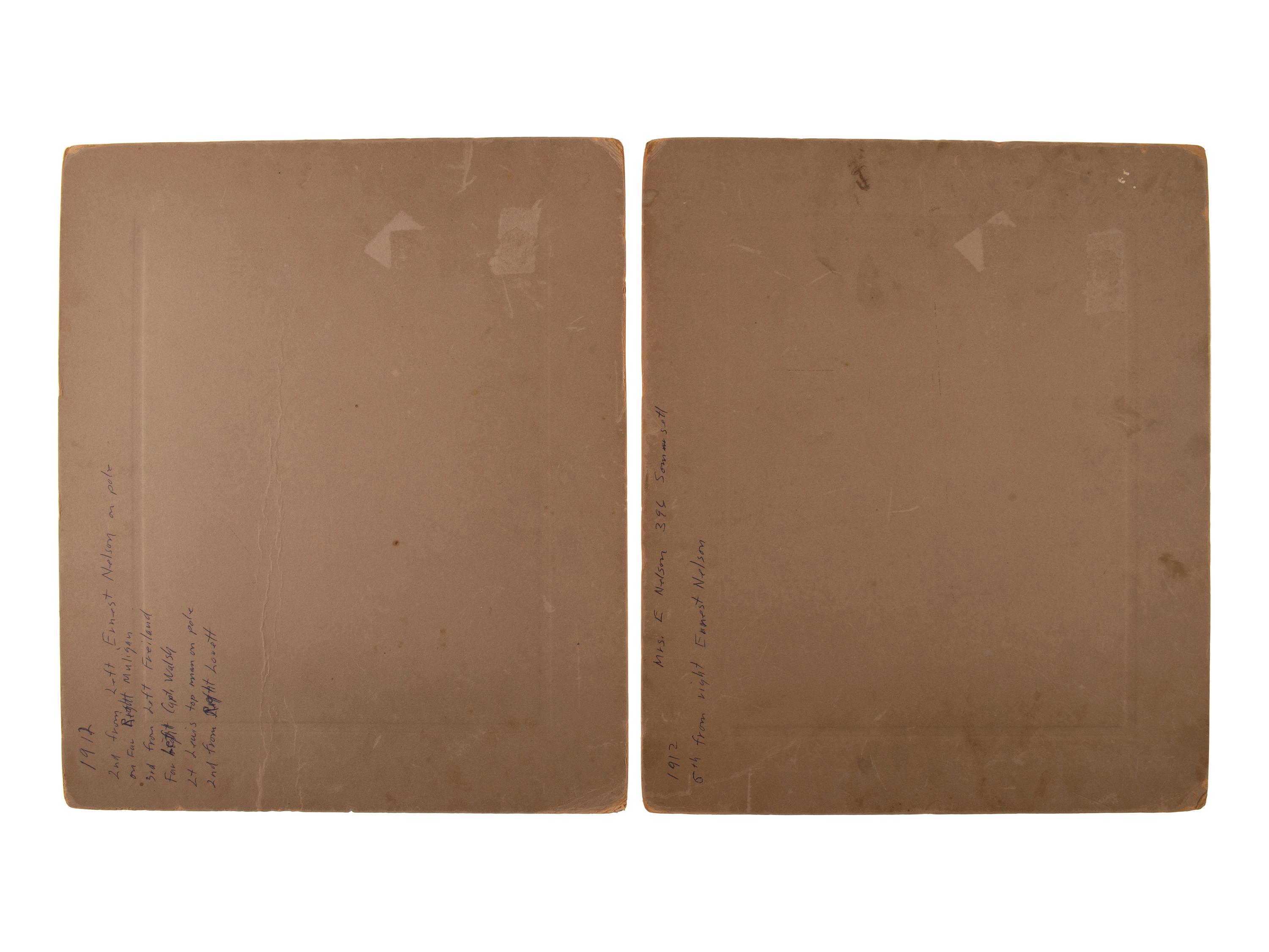 [CALIFORNIA] -- [FIREFIGHTING]. Fire helmet, badges, photographs, and more associated with San Francisco firefighter Ernest Nelson, Engine Co. No. 42, ca 1910-1930s.