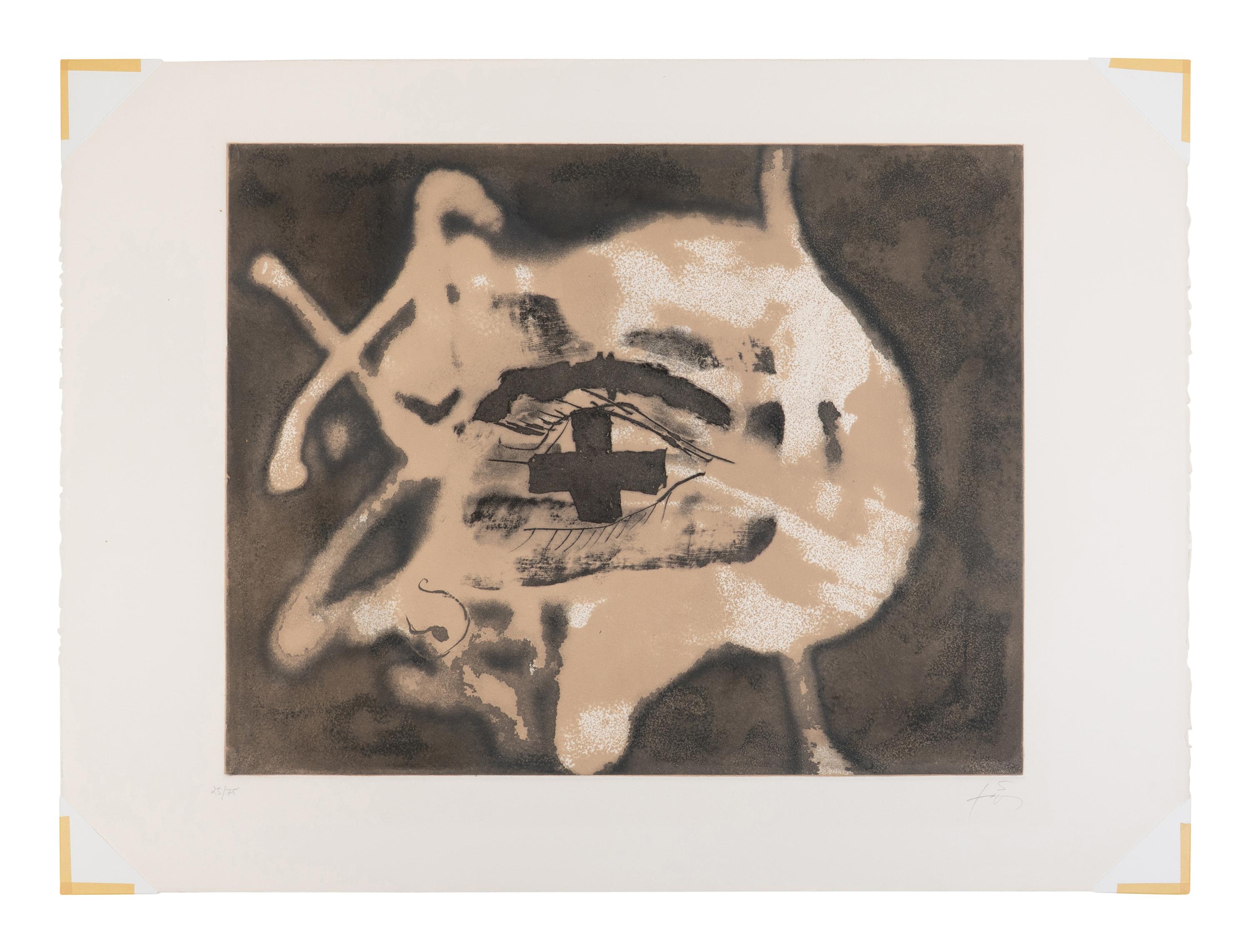 Antoni Tàpies (Spanish, 1923–2012) — Relief Sable , 1982