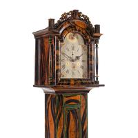 A Federal Grain-Painted Tall Case Clock