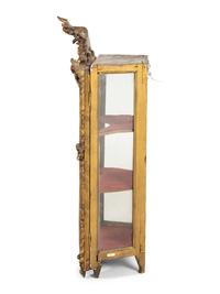 A Pair of Italian Giltwood Hanging Vitrines
