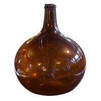 A Hand Blown Glass Wine Vessel 10" W x 10" D x 12" H — France, 19th Century