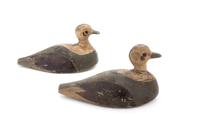 Two Painted Duck Decoys