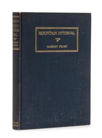 FROST, Robert (1874-1963). Mountain Interval. New York: Henry Holt and Company, 1916.