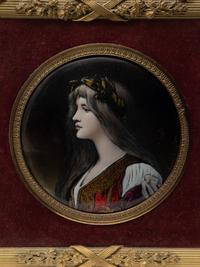 A Group of Continental Portrait Roundels and Panels