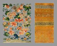 Six Chinese Embroidered Silk Panels