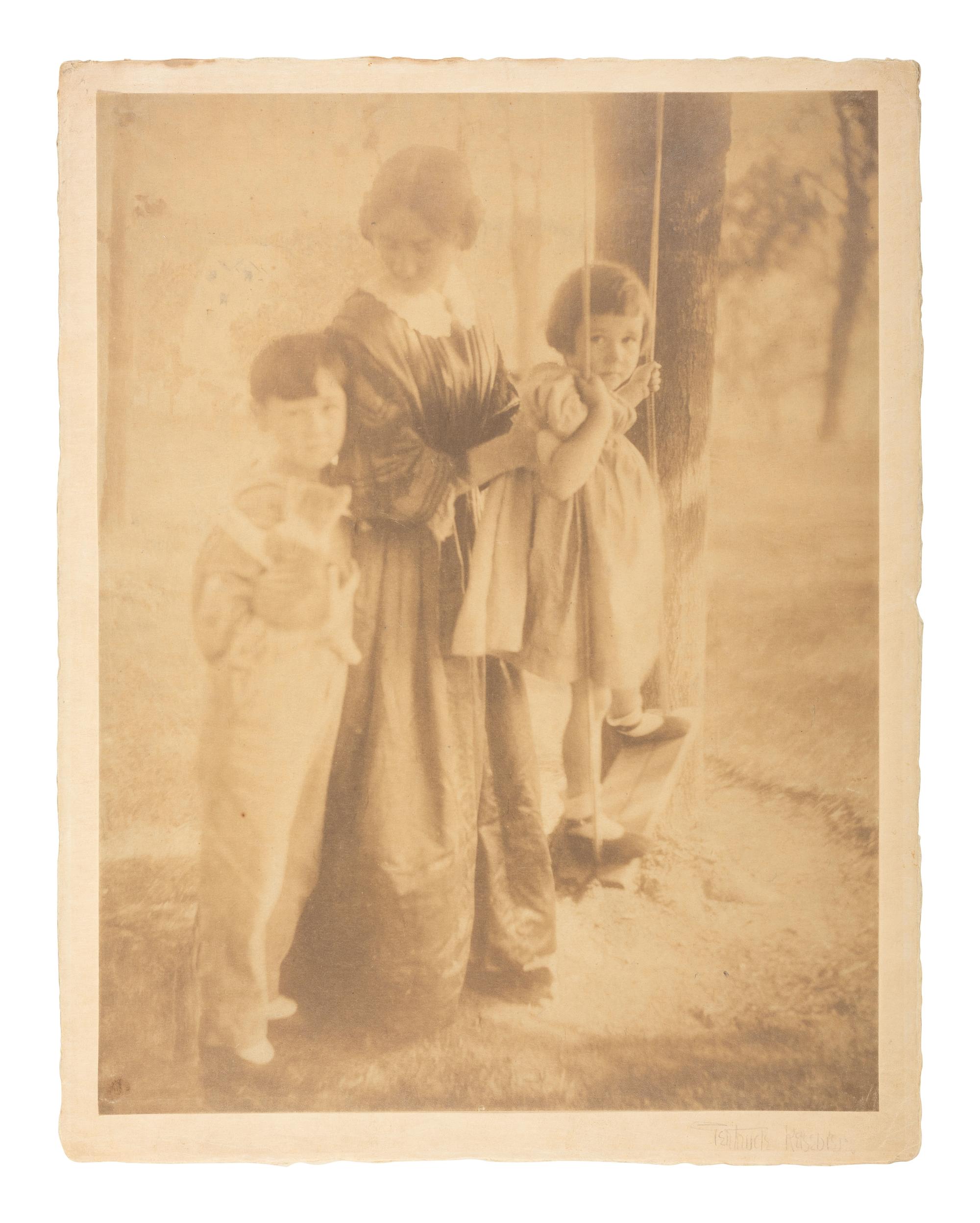 KÄSEBIER, Gertrude (American, 1852–1934), photographer. The Swing , ca 1900.