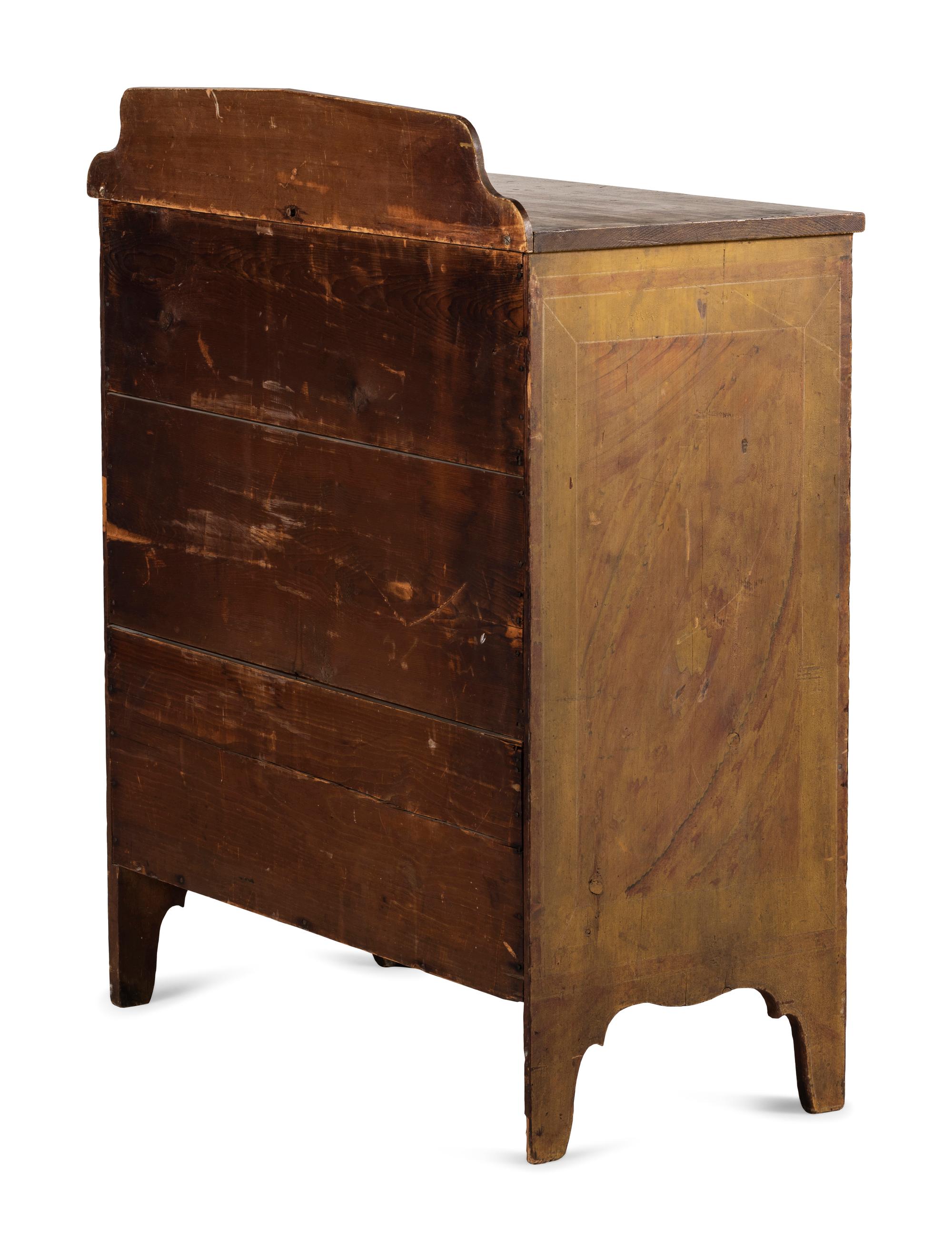A New England Paint Decorated Chest of Drawers