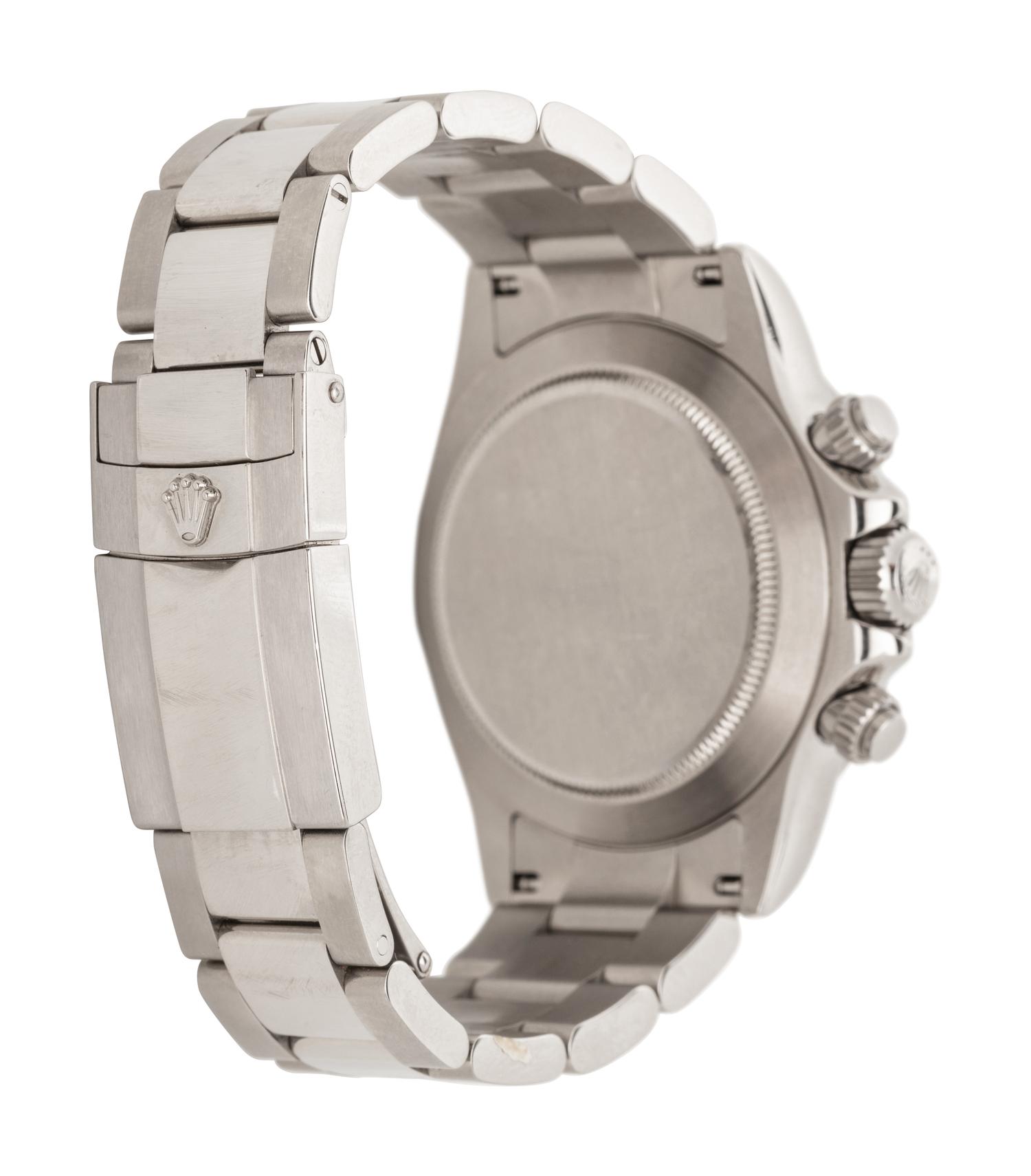 ROLEX, REF. 116520 STAINLESS STEEL 'COSMOGRAPH DAYTONA' CHRONOGRAPH WATCH, BOX & PAPERS