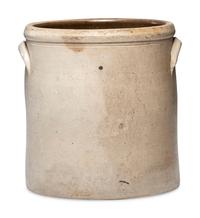 A Jacob Welch Four-Gallon Stoneware Crock