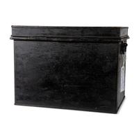 A Painted Tin Morphine Storage Box